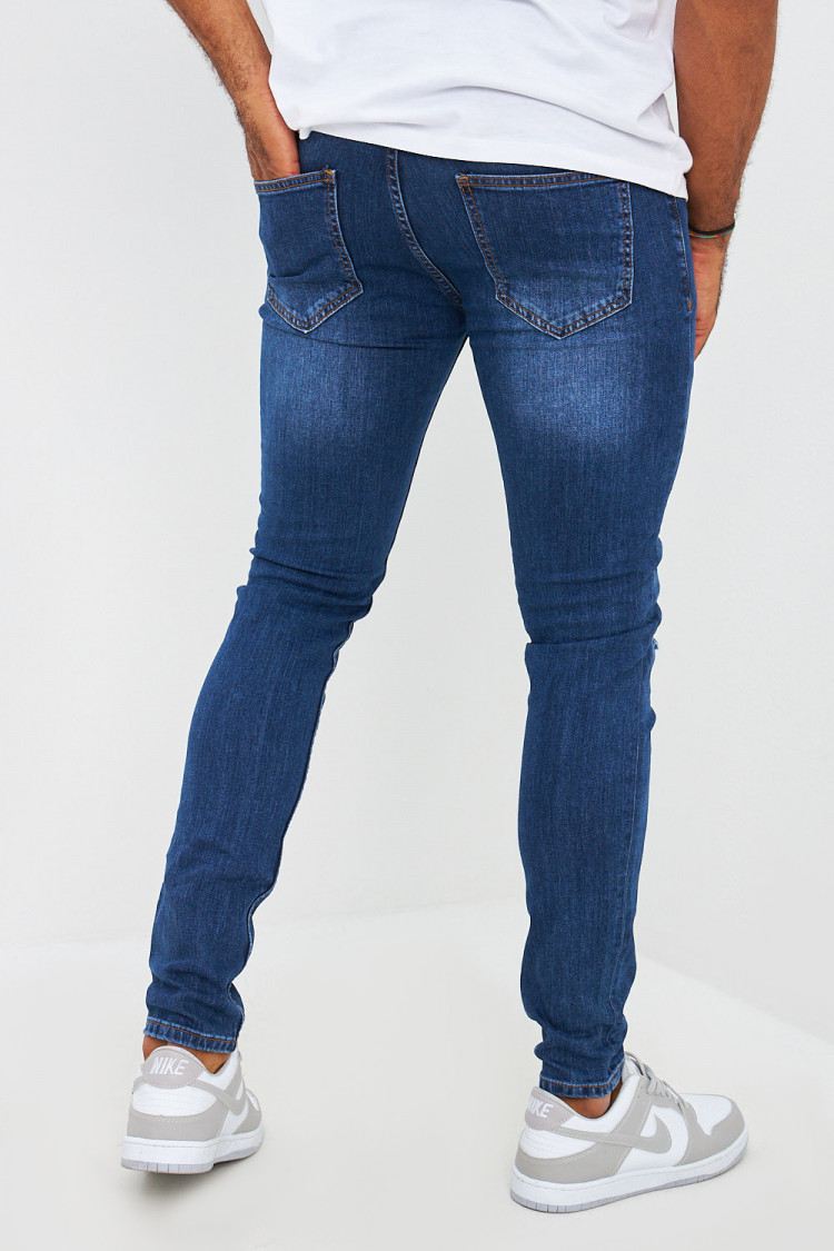 Jean Brentiny bleu déchiré