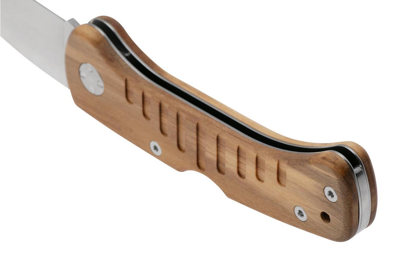 Maserin 763 Skinner Olive Wood, Gut Hook, jachtzakmes