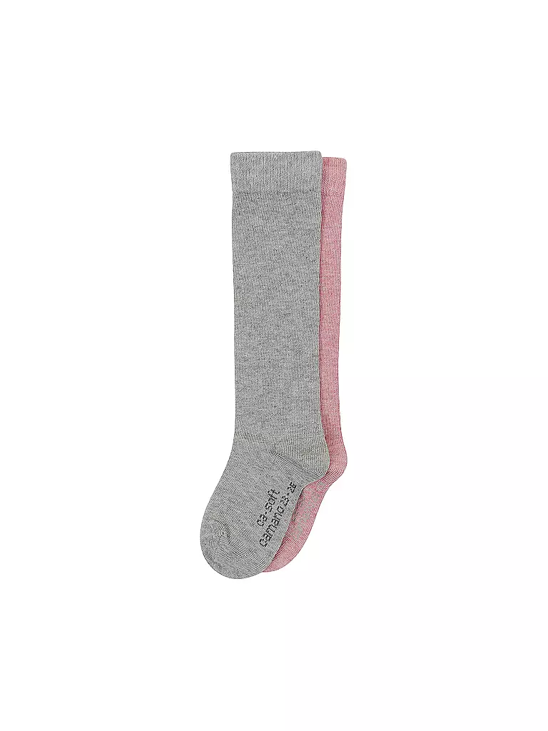 CAMANO Mädchen Stutzen 2er Pkg Denim rosa