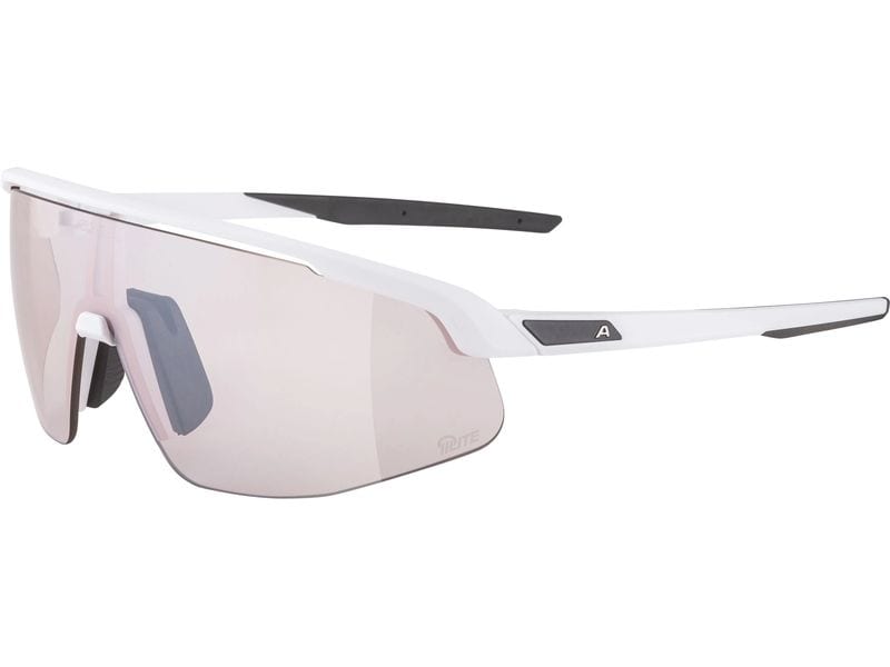 alpina Sportbrille Turbo Pro Q-Lite - Weiss matt Velobrille Cat.1