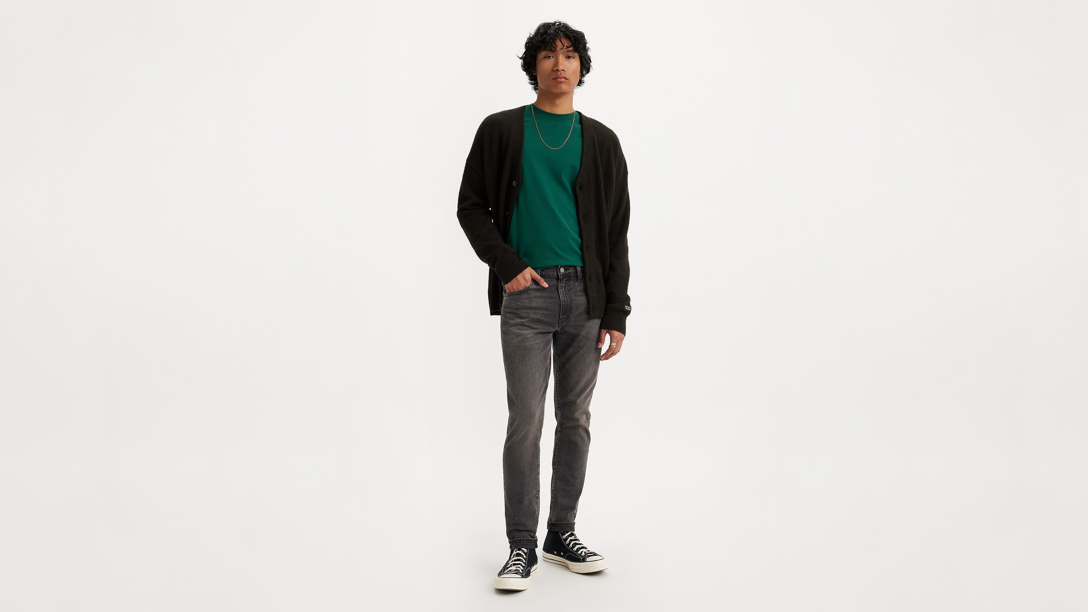 Jean 512™ slim fuselé lisière selvedge - Up And Coming Selvedge - Noir