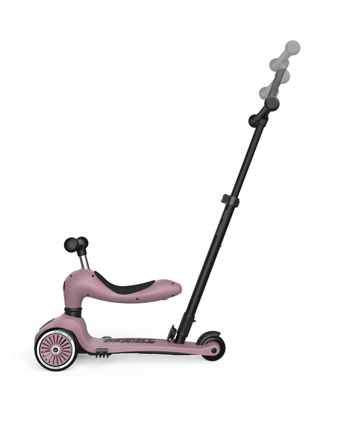 Sparkesykkel og Løpesykkel M/ Foreldrehåndtak | Scoot and Ride Highwaykick 1 Push & Go – NYHET