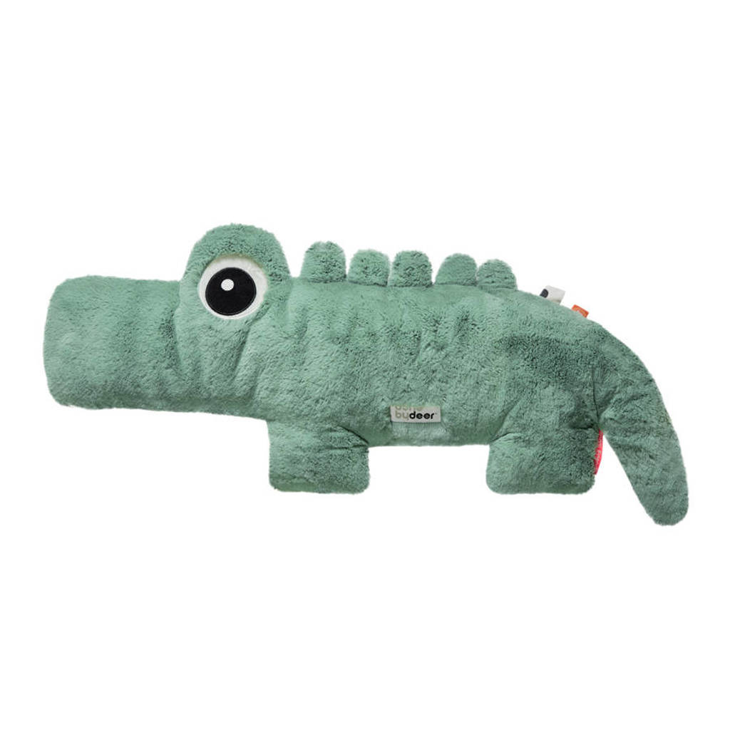 Super mooie zachte knuffelCuddle friend Croco Green