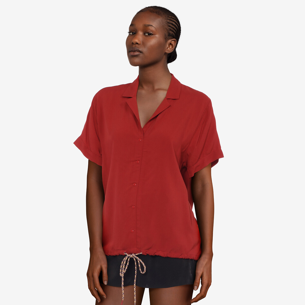 PASSIONATA<br>Cardigã de pijama de manga curta, roupa de casa, Lina