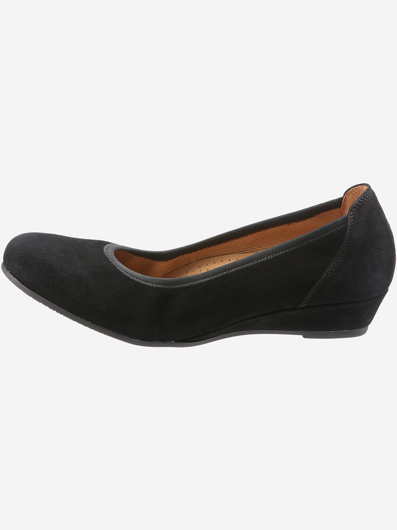 Escarpins dessus cuir chevreau velours