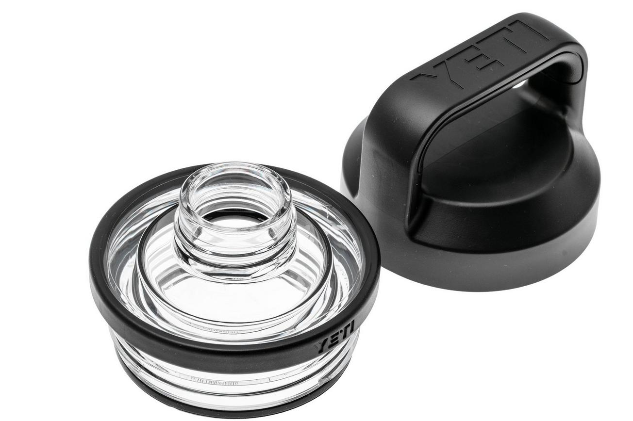 Yeti Rambler Bottle 36oz Chug Cap, Black, thermosfles met drinkdop, 1L