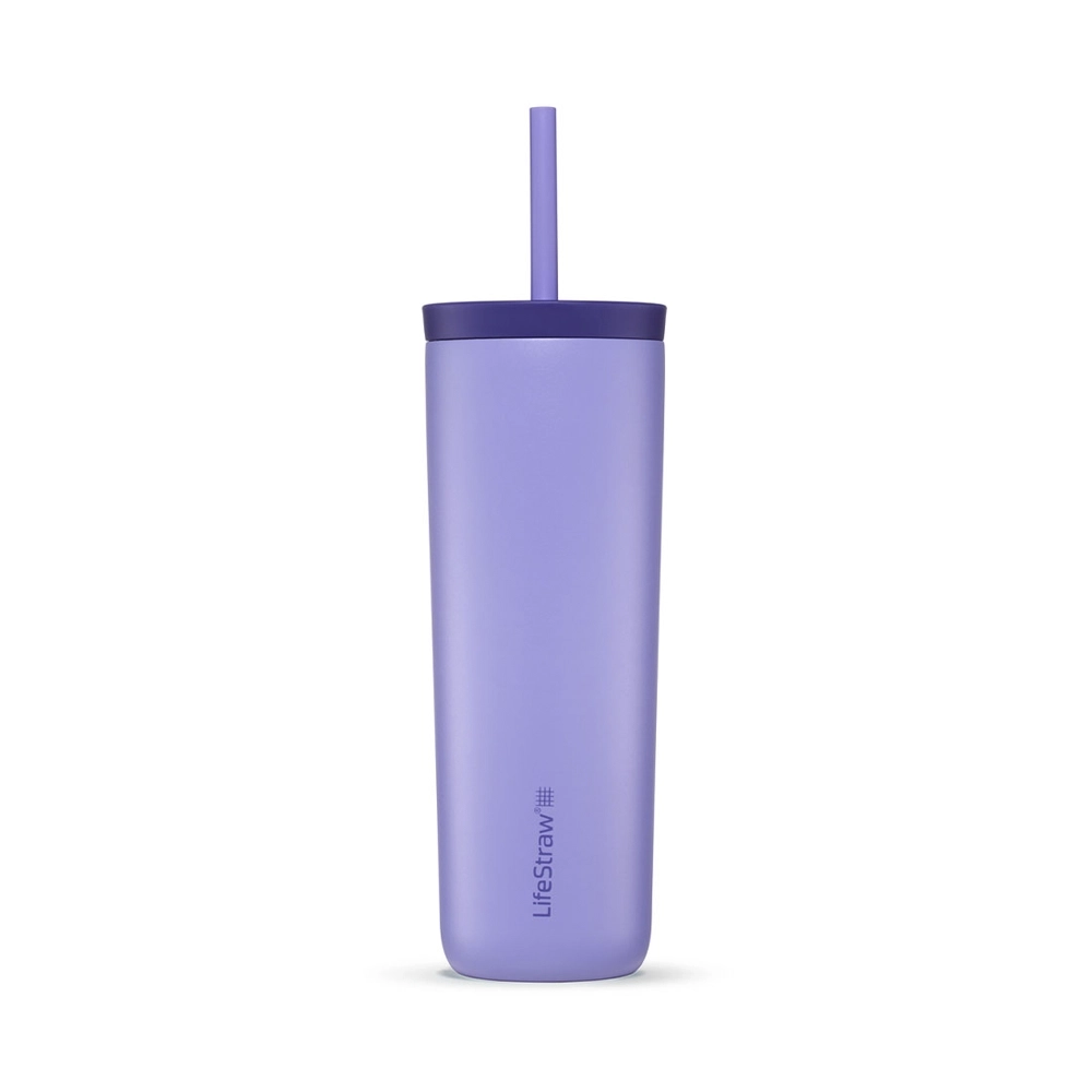 LifeStraw Tumbler Edelstahl-Wasserfilterbecher Thistle Purple