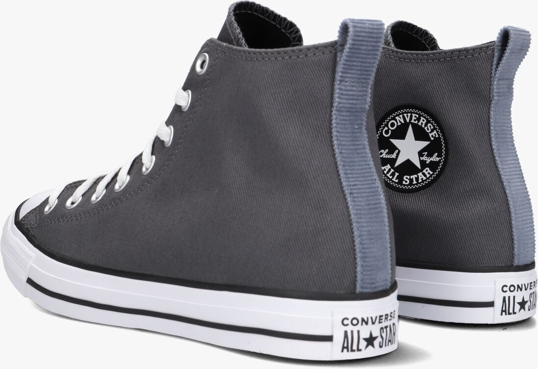 CONVERSE grijze converse hoge sneaker chuck taylor all star hi