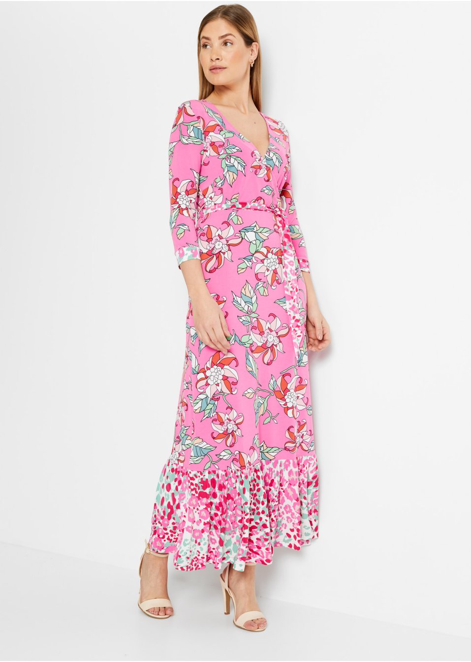 Robe avec ceinture à nouer