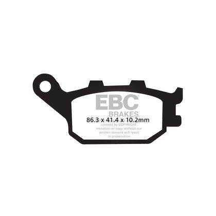 Plaquettes de freins EBC Sinter Métal Fritté arrière (spécial ABS selon modèle)