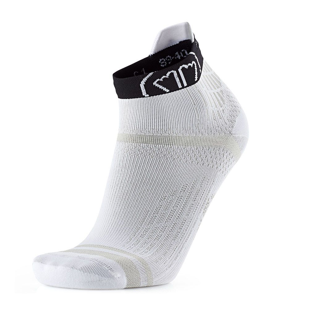 Sidas RUN FEEL - Chaussettes blanc/noir
