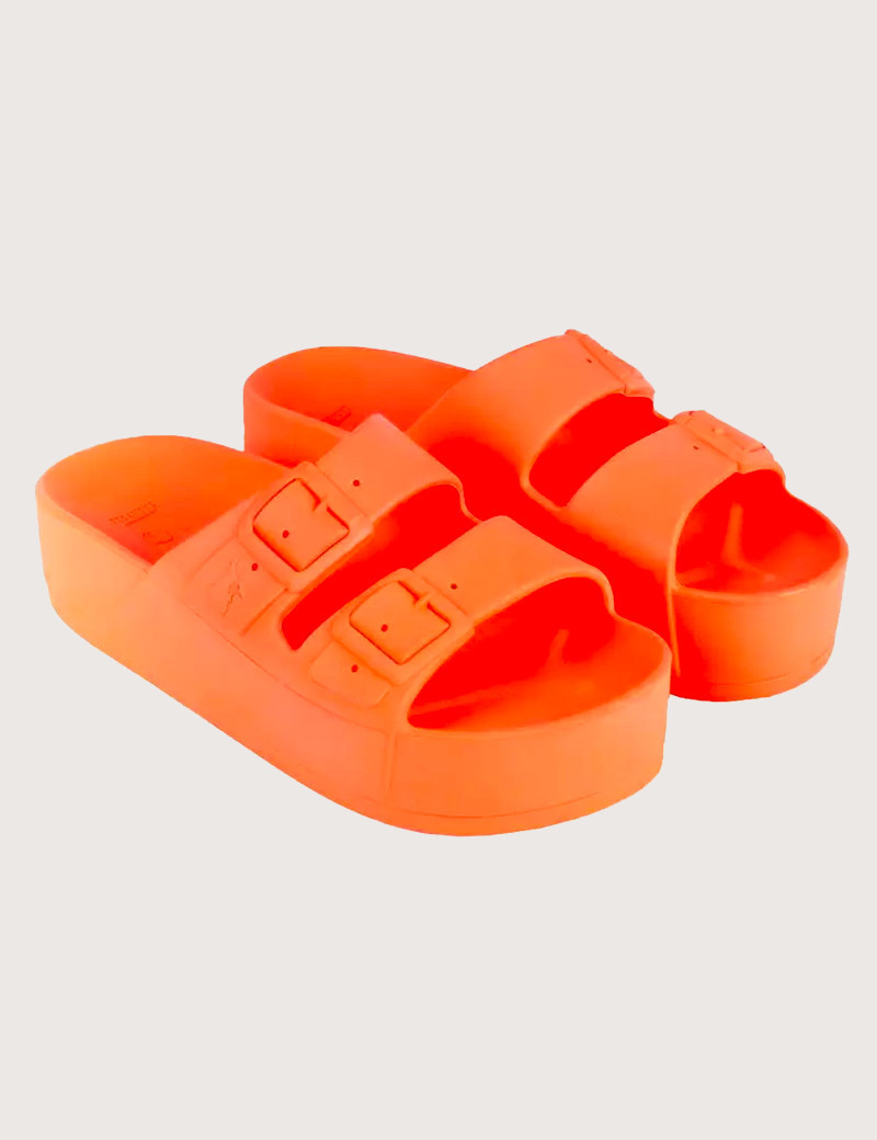 CACATOES SANDALES FEMME CAIPIRINHA ORANGE FLUO