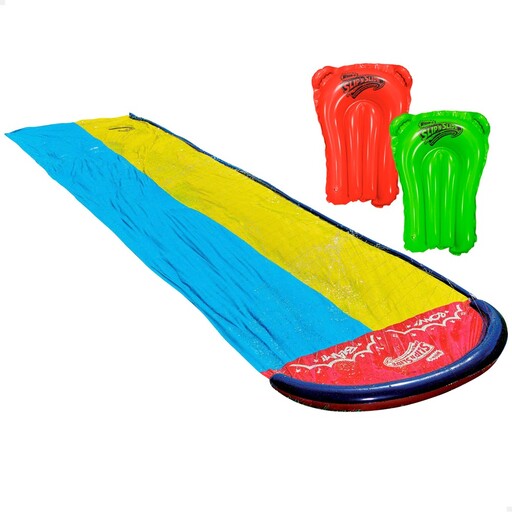 Pista de escorregador aquático Slip 'n Slide com 2 pranchas de surfe
