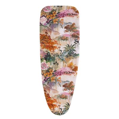 Housse de table à repasser 5 épaisseurs motif jardin