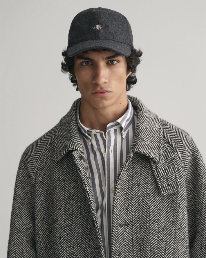 Gant SHIELD MELTON CAP Stone melange