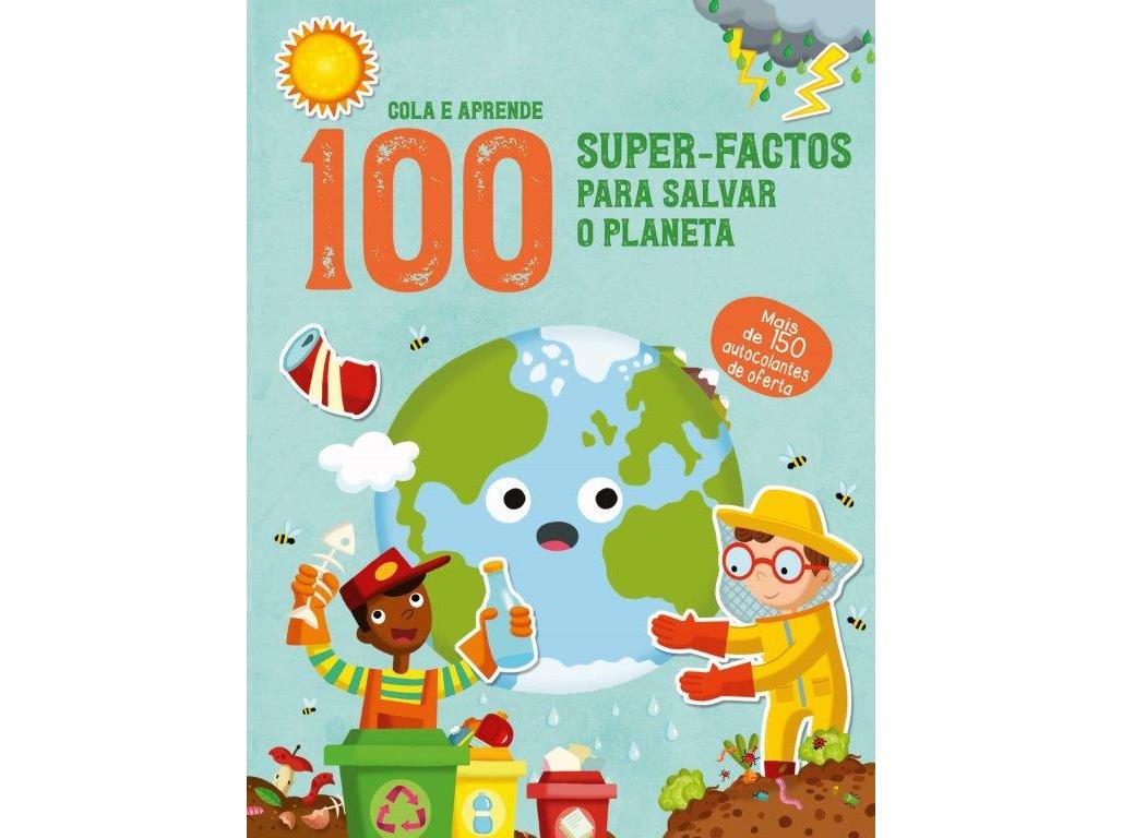 LIVRO 100 FACTOS - COLA E APRENDE