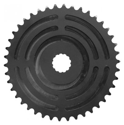 PLATEAU VAE-E-BIKE DIRECT MOUNT POUR BOSCH STRONGLIGHT -3- 42DTS MONO NOIR  ALU (PLATEAU PLEIN 3ème GENERATION)