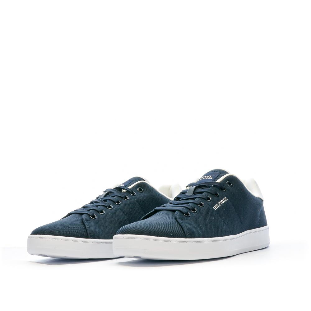 Tommy Hilfiger Baskets Marine Homme Tommy Hilfiger Court Cupsole Pique