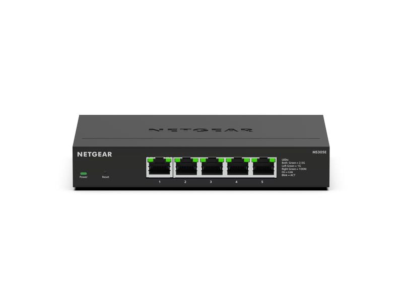 Netgear Switch MS305E 5 x 2.5G Port 5-Port Multi-Gigabit 2.5G Ethernet Unmanaged Switch