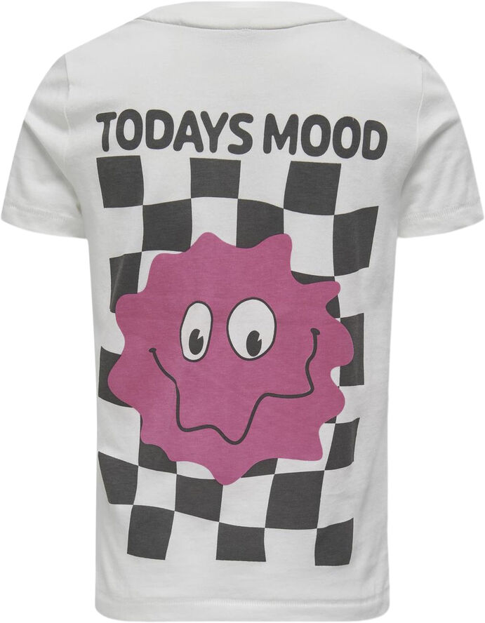 ONLY KOGLANA S/S O-NECK TOP BOX JRS Blå