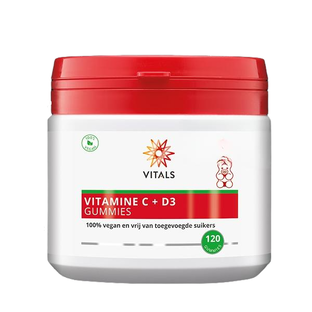 Vitals Vitamine C   D3 Gummies 120ST