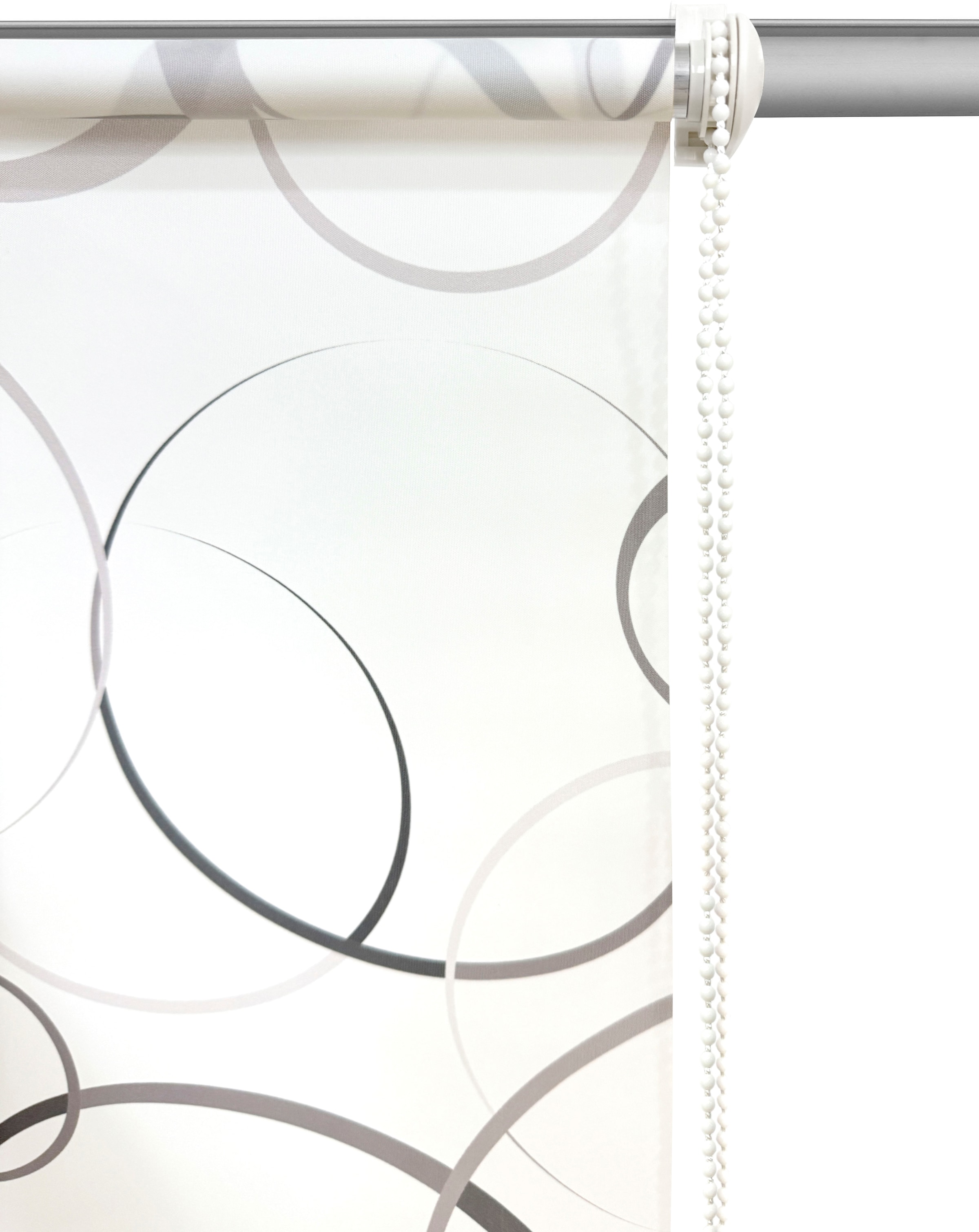 Bruno Banani Seitenzugrollo »MAZE« Lichtschutz Blendschutz | Sichtschutz ohne Bohren freihängend mit modernen Kreiselementen NEUHEIT!