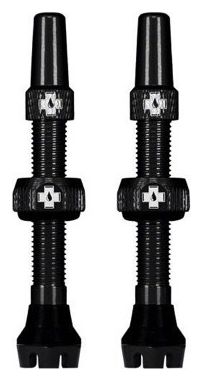 Support pour Tracker Muc-Off TubelessTag Rose avec Valves 44 mm Noir