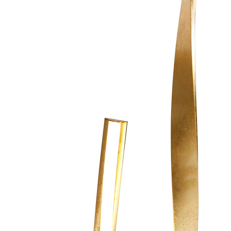 Design vloerlamp goud incl. LED en dimmer - Belinda