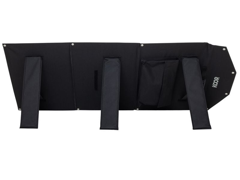 KOOR Solarpanel faltbar, 90 W Kompaktes 3 x 30 W Solarmodul für unterwegs