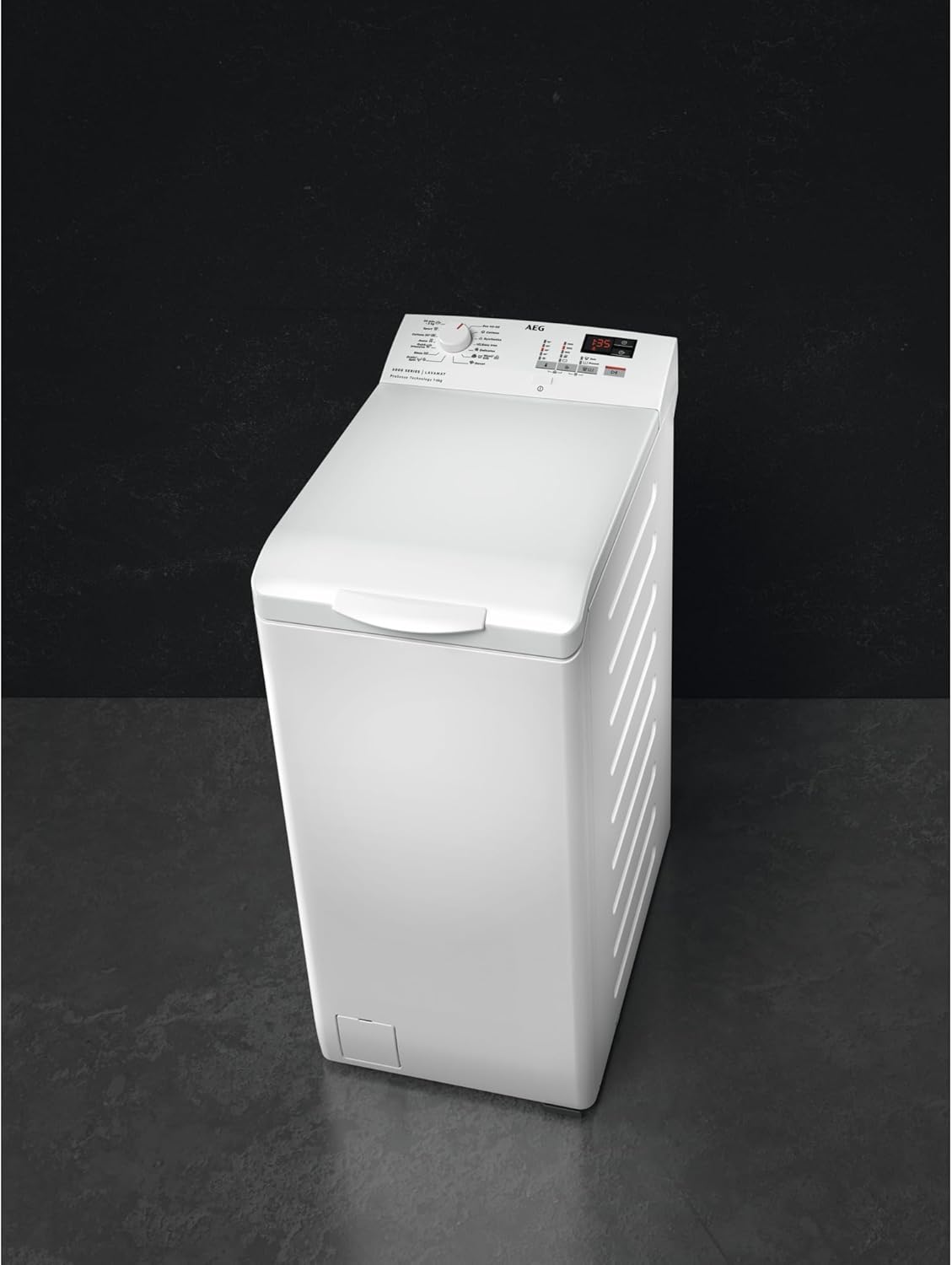 AEG Waschmaschine Toplader, Serie 6000 ProSense: Mengenautomatik, 6 kg, Inverter Motor, EEKL B, Startzeitvorwahl, Leise, 1200 U/min, Weiß, LTR6N40260