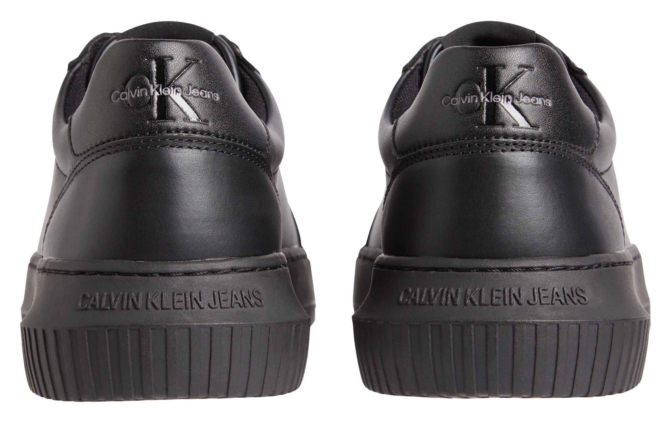 Baskets basses en cuir | Noir