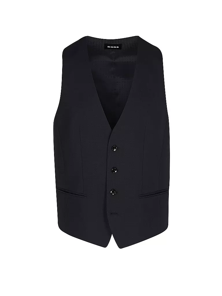 BOSS Anzugweste blau