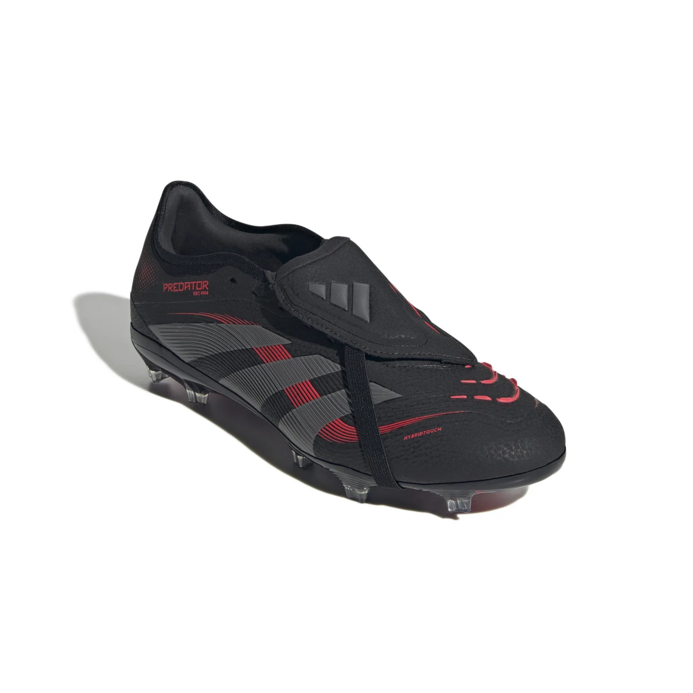 Adidas Predator Pro FT Gras Voetbalschoenen (FG) Zwart Grijs Rood
