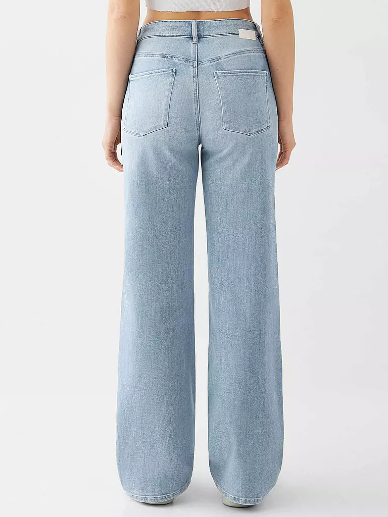 DAWN DENIM Jeans Wide FIt DEW hellblau