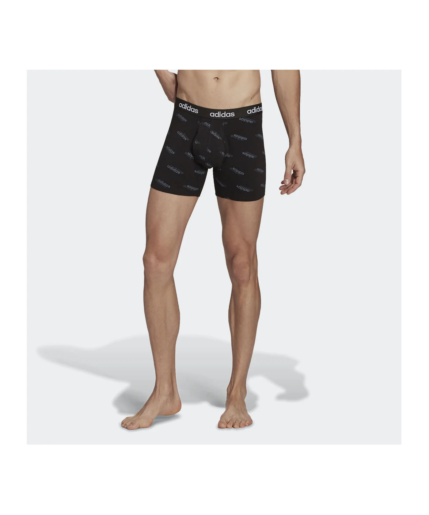adidas Graphic Brief Boxershort 2er Pack Schwarz