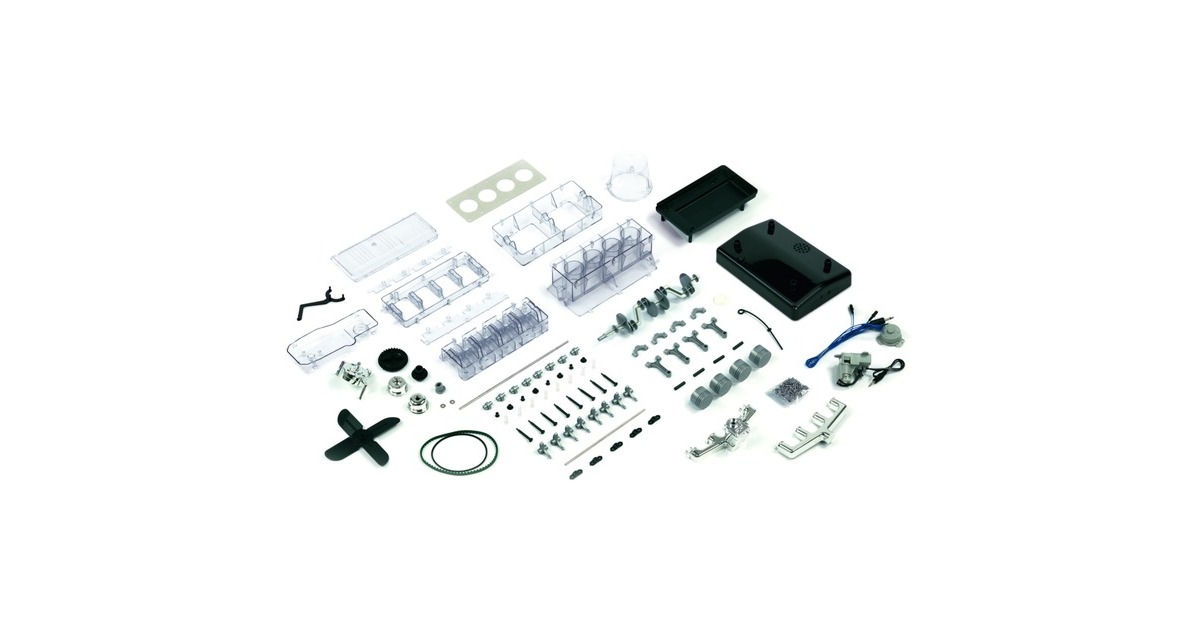 Franzis4-Cilinder motor Modelbouw  (Schaal 1:3)