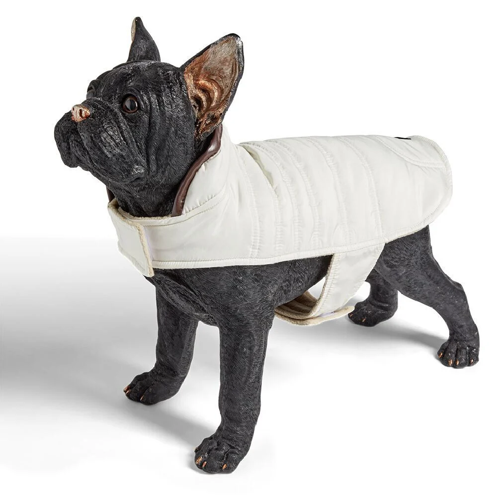 Veste réversible pour chien blanche - Taille M