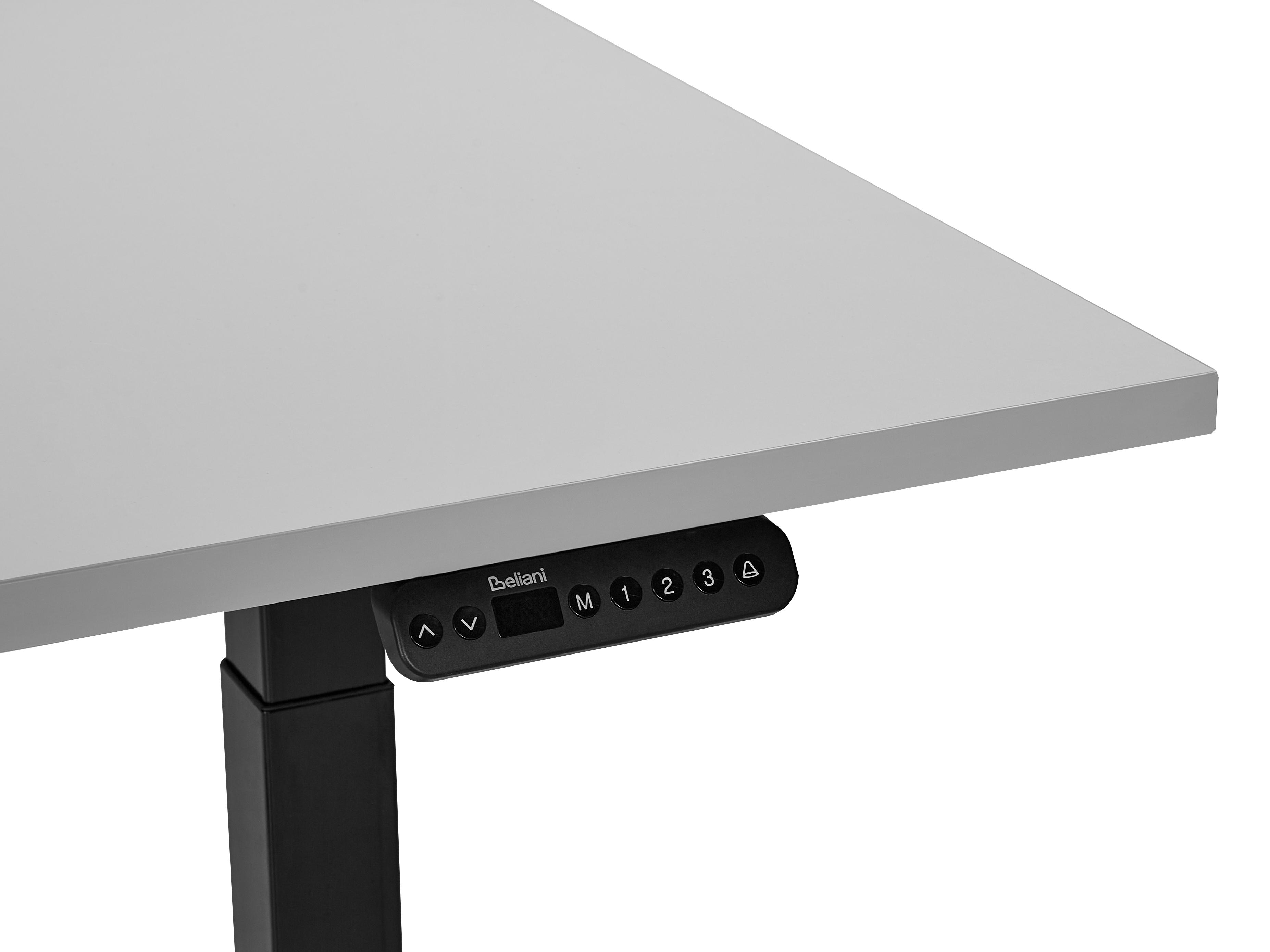 Elektrisch verstelbaar sta-bureau DESTINES Grijs/zwart 180 cm 80 cm