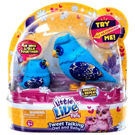 Boti Little Live Pets Interaktive Mama & Baby Eule, sortiert