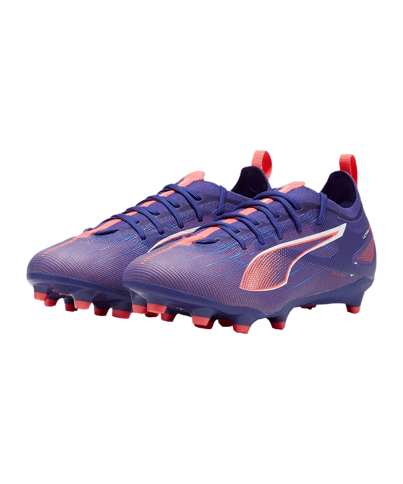 PUMA ULTRA 5 Pro FG/AG Formula Jr Kids Lila Weiss F01