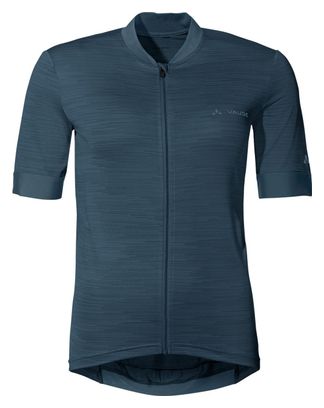 Maillot Manches Courtes Vaude Kuro FZ Tricot Bleu