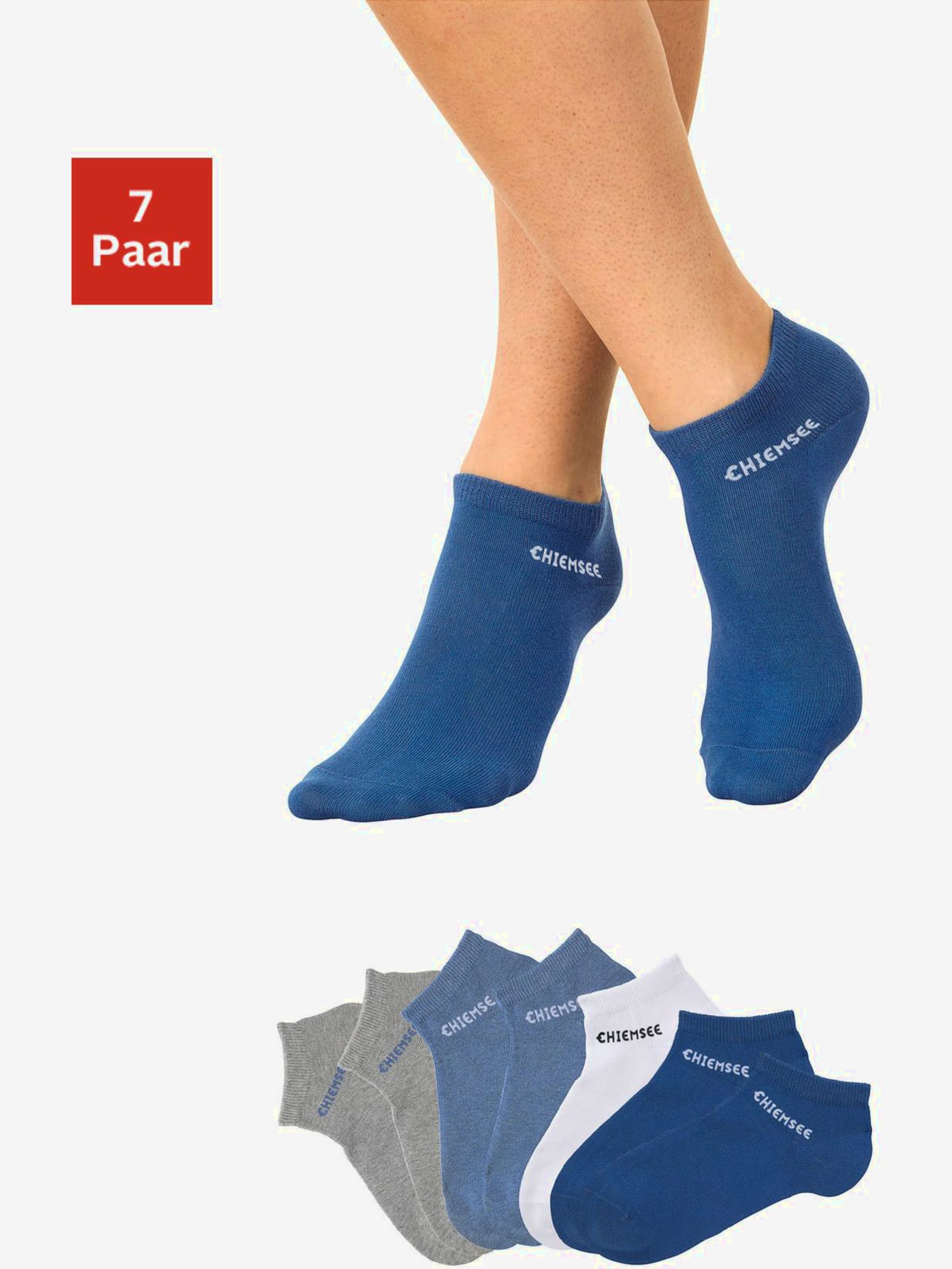 Lot de 7 paires de socquettes, une par jour