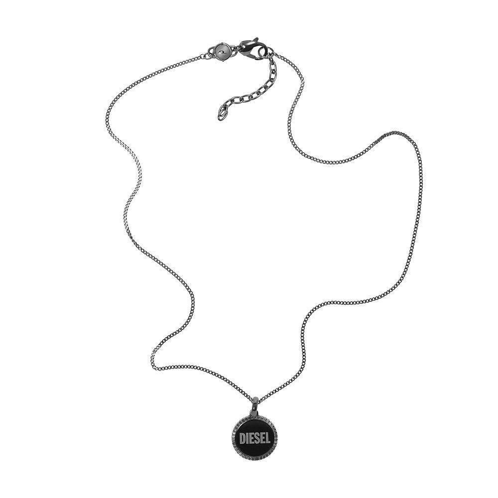 Diesel Collier DX1362060 Single Pendant staalgrijs