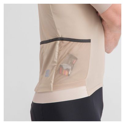 Maillot Manches Courtes Sportful Supergiara Beige