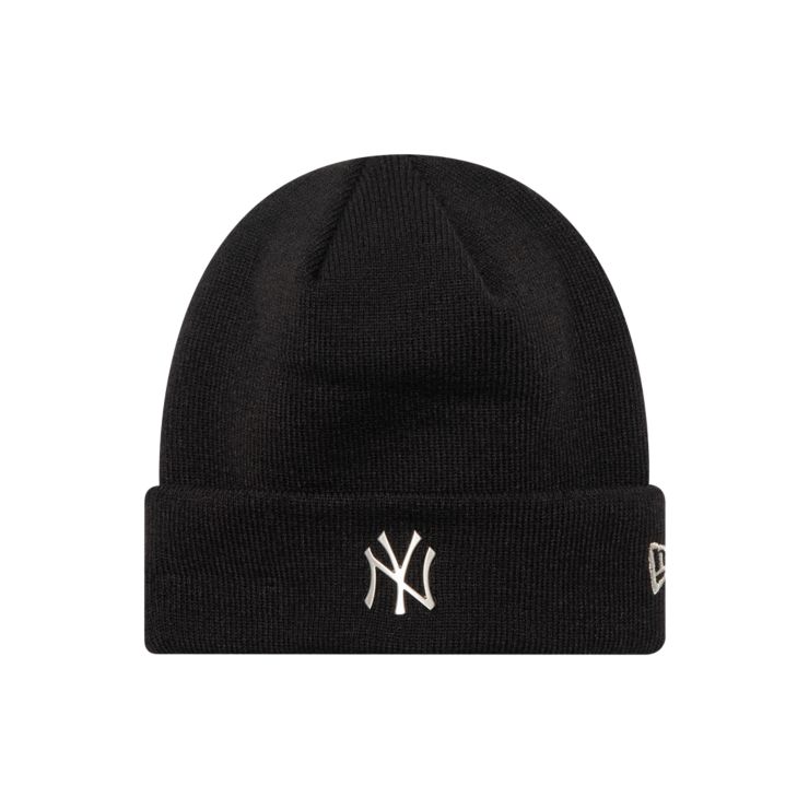 New EraMetallic Cuff Beanie - schwarz