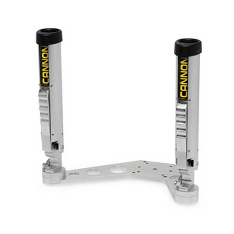 Double Porte Canne Articule Cannon Pour Fixation Sur Downrigger