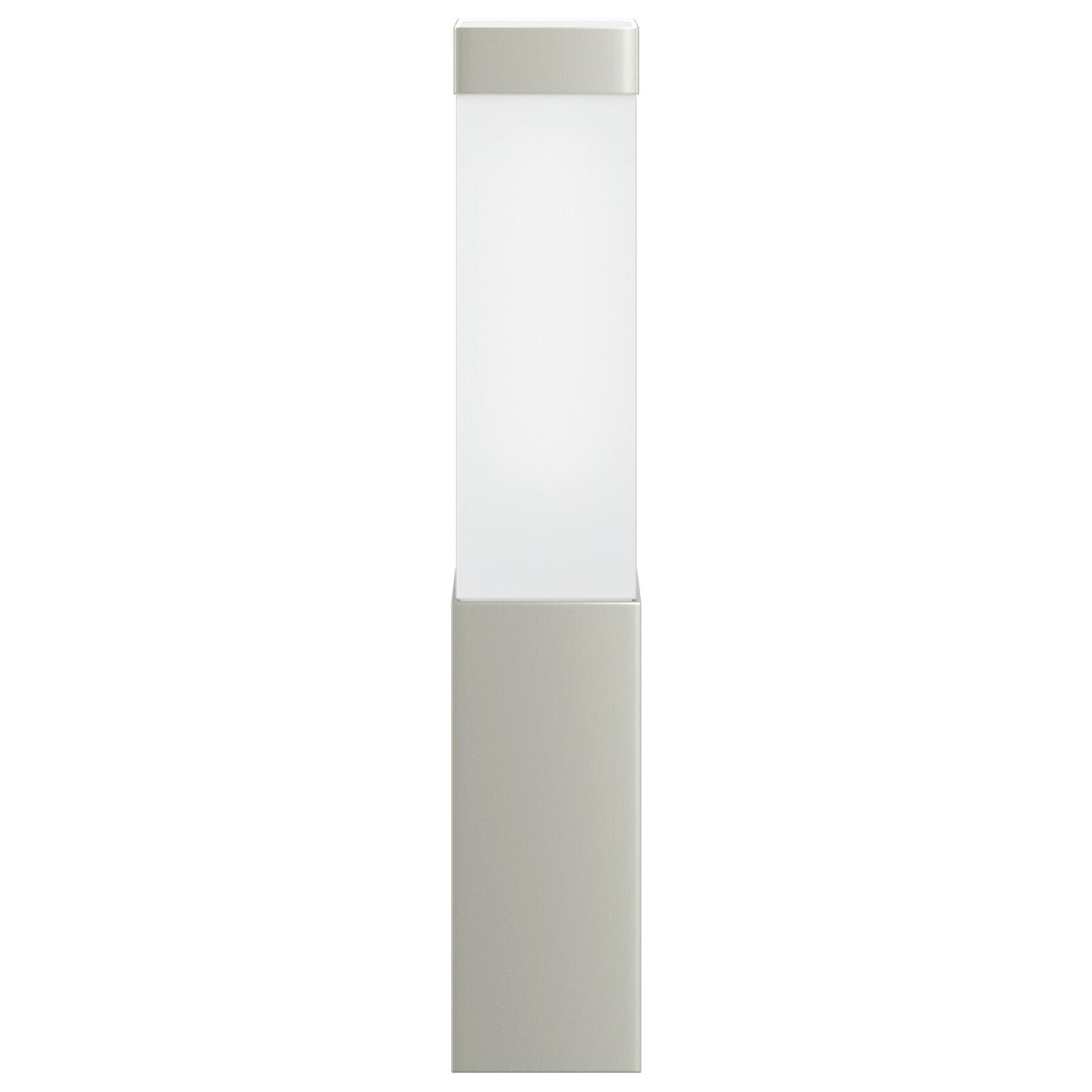 vidaXL Buitenwandlamp Zilver 10,5 x 6 x 35 cm Roestvrij staal