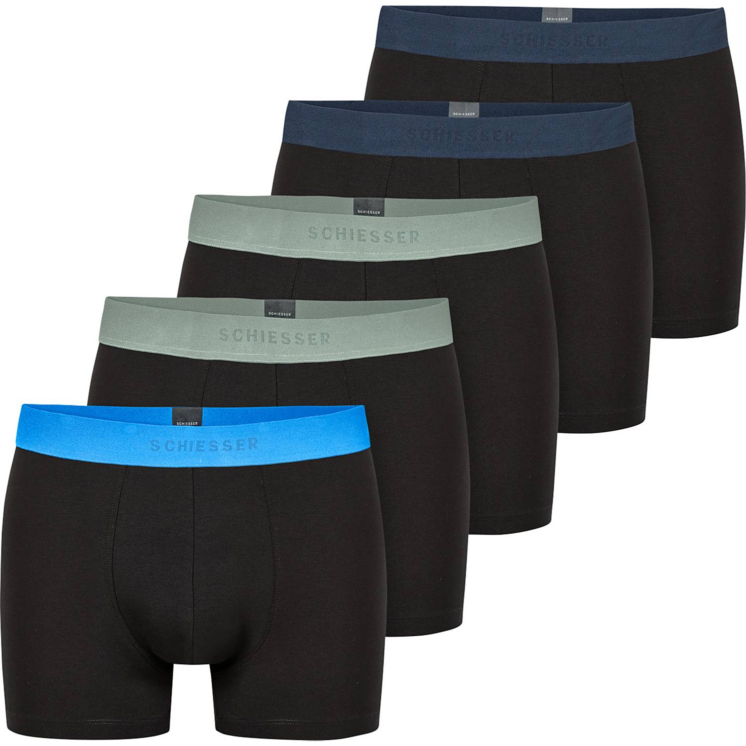 Schiesser Single-Jersey Herren-Pants im 5er-Pack