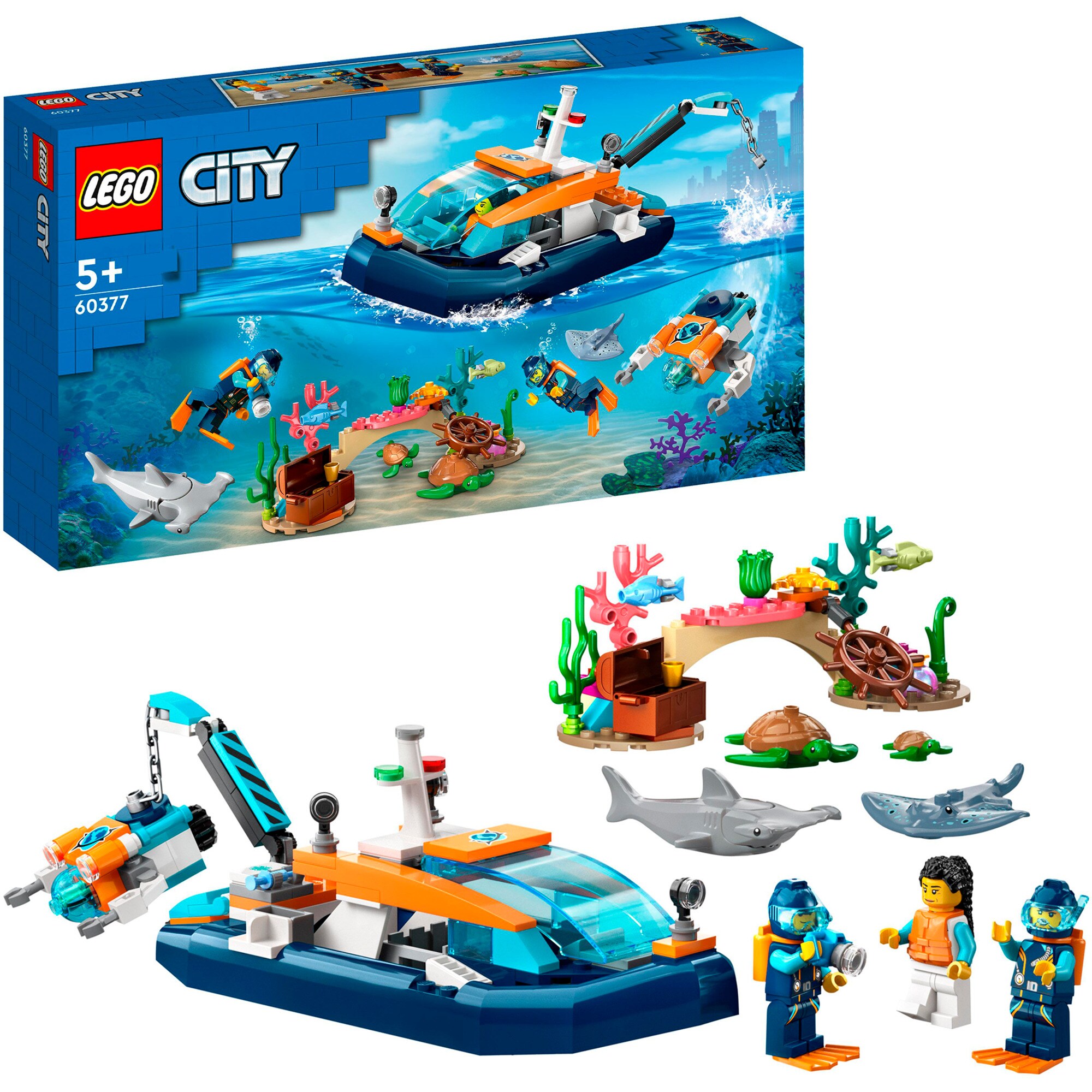 LEGO Konstruktionsspielzeug City Meeresforscher-Boot