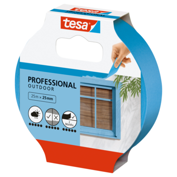 Tesa Professional Outdoor schilderstape blauw 25 mm x 25 m